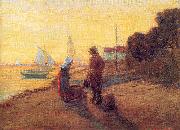 Newman, Willie Betty Shore Scene: Sunset oil painting reproduction
